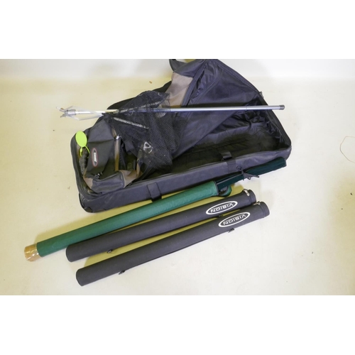 91 - Fly fishing gear, lures, reels, tools and rods, Scierra SST, Brian Peterson Drifter Master Fly, Shak... 