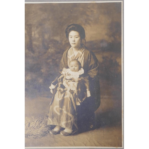 107 - A collection of early C20th Japanese photographs of socio-historic interest