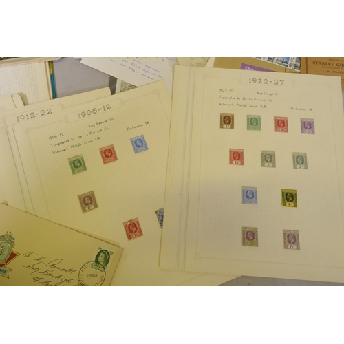 13 - A postage stamp collection, UK, dominions, Commonwealth and world, particularly Fiji