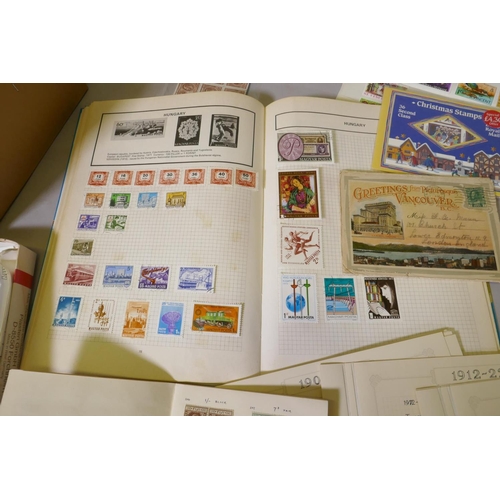 13 - A postage stamp collection, UK, dominions, Commonwealth and world, particularly Fiji