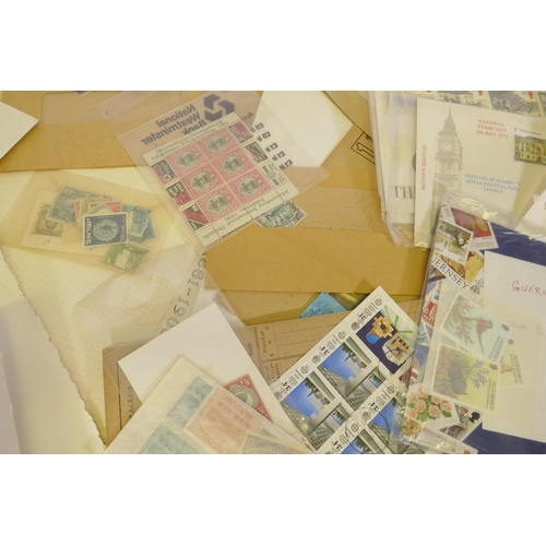 13 - A postage stamp collection, UK, dominions, Commonwealth and world, particularly Fiji