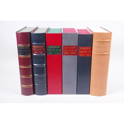 71 - The Bookbinder, Vols 1-36 (1987-2002), published by The Society of Bookbinders and Book Restorers, V... 