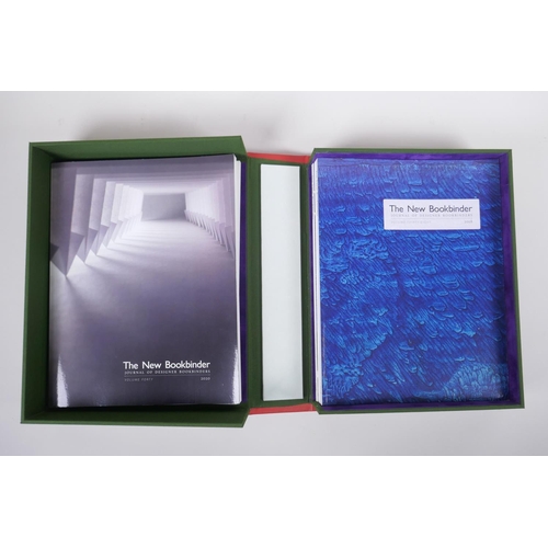 72 - The New Bookbinder, Vols 1-42, (1981-2002) published by Designer Bookbinders, housed in bespoke Sola... 