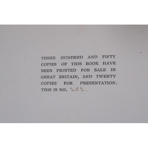 74 - The Poems of John Keats, in two limited edition volumes, 282 of 350, published by the Chiswick Press... 