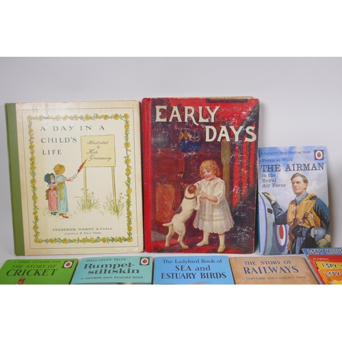 76 - A collection of vintage children's books including various Noddy Volumes (1-14, many duplicates), No... 