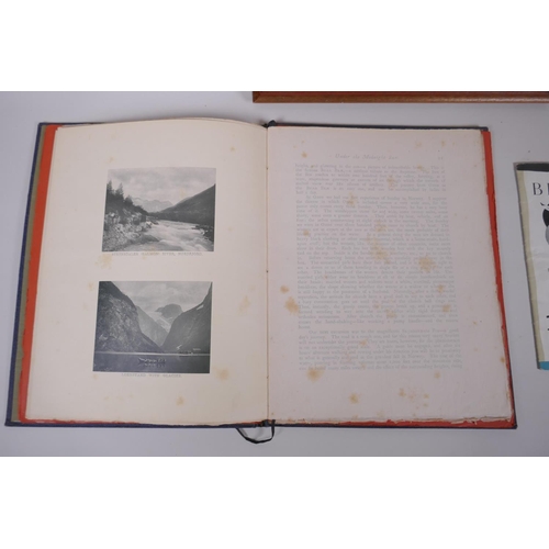 126 - A collection of items relating to travels in Norway, including a publication of photographs by Paul ... 