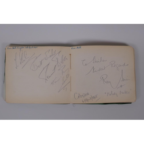 22 - A 1940s/50s autograph album relating to the Jenny Jones West End musical, with autographs and signed... 