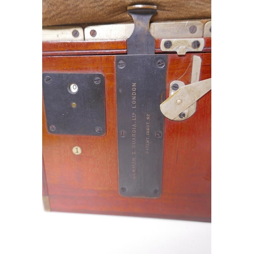 46 - A.W. Watson & Sons, half plate mahogany field camera, for spares/repair, circa 1900, and a Newma... 