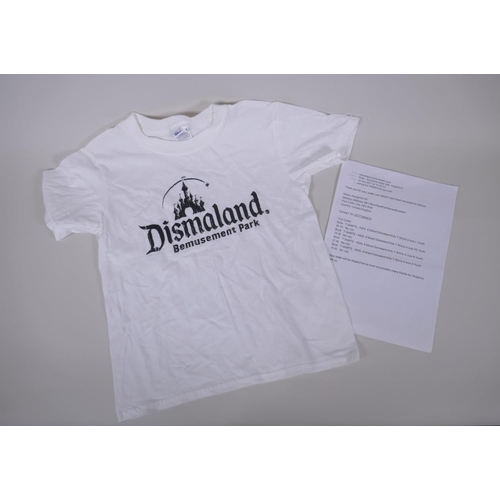 73 - A Banksy Dismaland Kids T-shirt (7-8), with an email purchase order