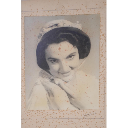 83 - Seven 1930s black and white glamour photographs by D. Hosegood (?), 19.5 x 25cm