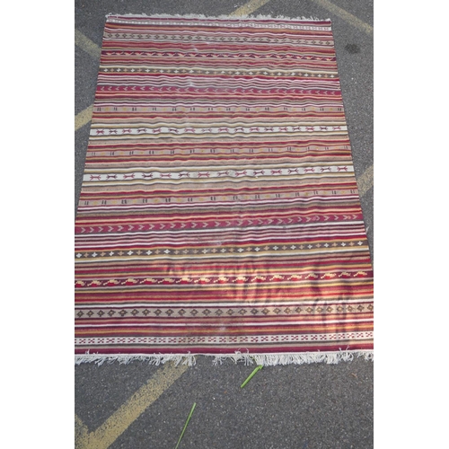 1118 - An Afghan multicolour ground kilim rug, 170 x 240cm