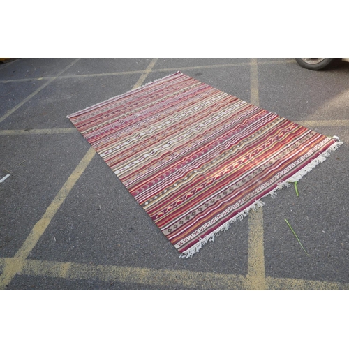 1118 - An Afghan multicolour ground kilim rug, 170 x 240cm