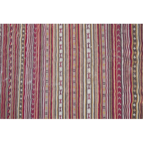 1118 - An Afghan multicolour ground kilim rug, 170 x 240cm