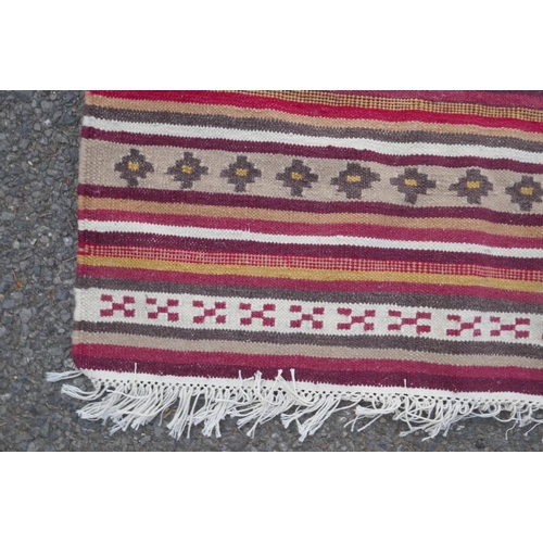 1118 - An Afghan multicolour ground kilim rug, 170 x 240cm