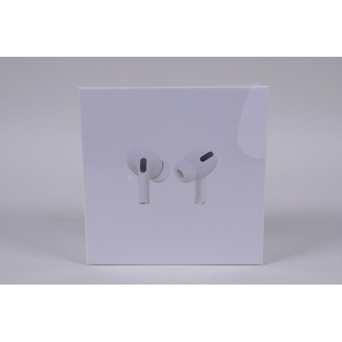 144 - A pair of unopened Apple AirPods Pro with a MagSafe charging case, RRP £249