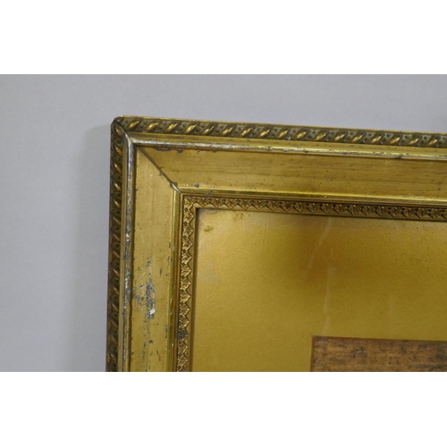 911 - Two pairs of gilt composition picture frames, rebates 60 x 40cm and 38 x 68cm