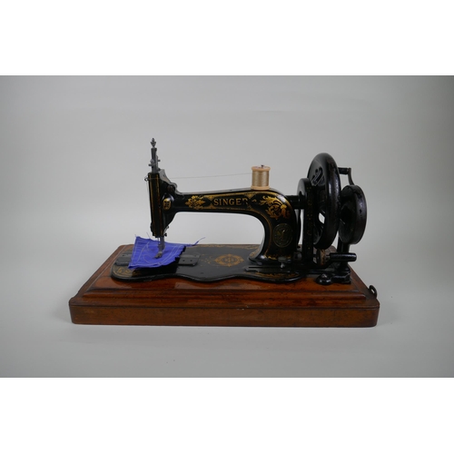 150 - A vintage Singer sewing machine