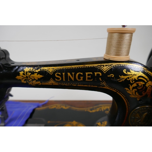 150 - A vintage Singer sewing machine