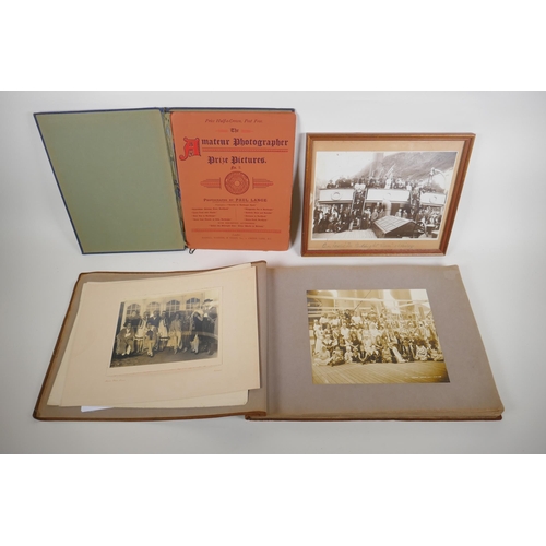 236 - A collection of items relating to early C20th cruises of Norway including an album of photographs of... 