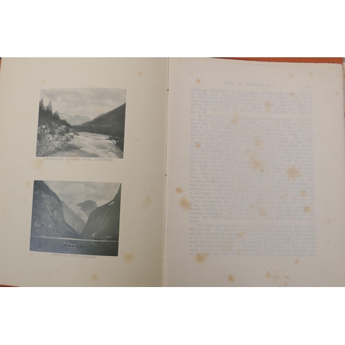 236 - A collection of items relating to early C20th cruises of Norway including an album of photographs of... 