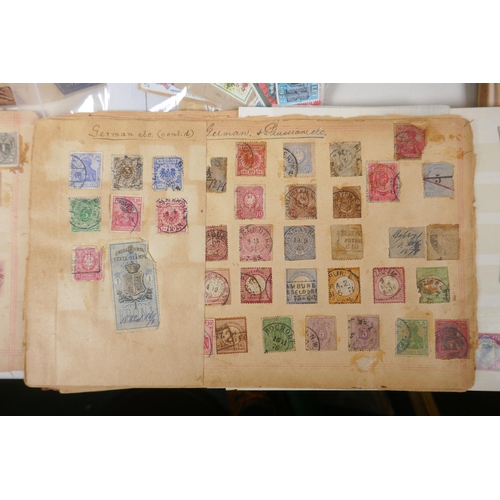 269 - A quantity of British C19th and C20th postage stamps in albums, loose and full heets, and a large qu... 