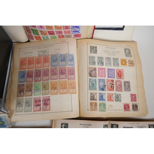 269 - A quantity of British C19th and C20th postage stamps in albums, loose and full heets, and a large qu... 