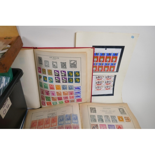 269 - A quantity of British C19th and C20th postage stamps in albums, loose and full heets, and a large qu... 