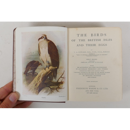 317 - The Birds of the British Isles and their Eggs, by T.A. Coward, Series 1 and 2, Third Impression, pub... 