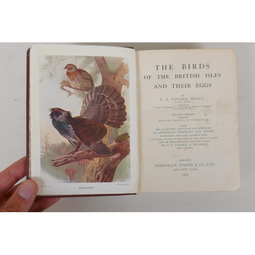 317 - The Birds of the British Isles and their Eggs, by T.A. Coward, Series 1 and 2, Third Impression, pub... 