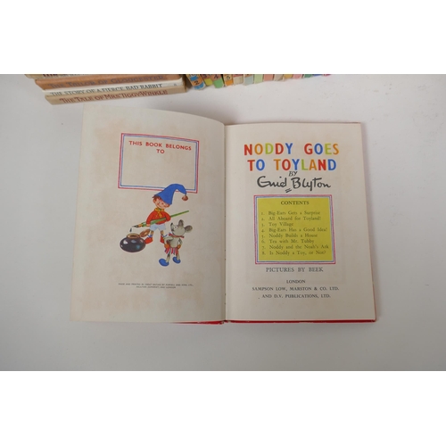 63 - A set of vintage Enid Blyton Noddy Books, Vol. 1-18, published by Sampson Low, Marston & Co Ltd;... 