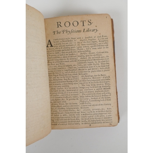 17 - Pharmacopoeia Londinensis: or, The London Dispensatory by Nicholas Culpeper, (1616-1654), printed by... 