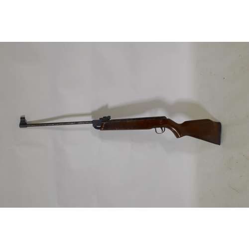 95 - A Webley & Scott Vulcan air rifle, 104cm long