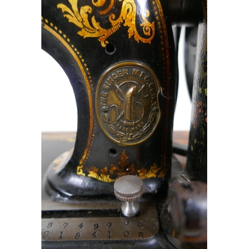 150 - A vintage Singer sewing machine