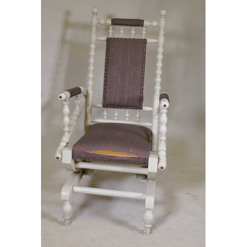 1162 - An American style rocking chair