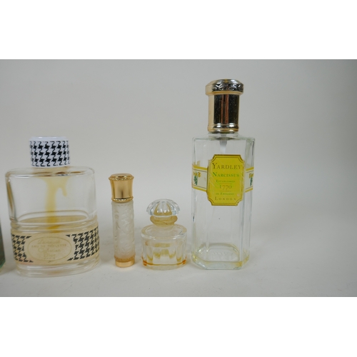 239 - A collection of vintage perfume bottles including Christian Dior 'Diorissimo' and 'Diorama', Marcel ... 