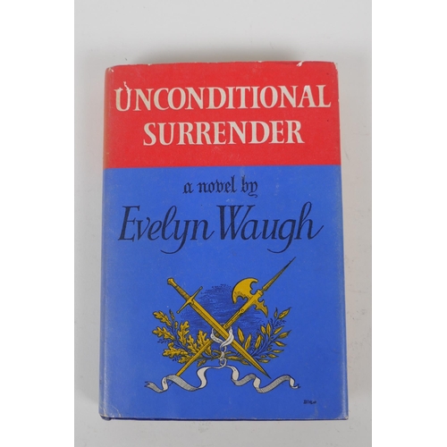 269 - A collection of First Editions, fiction and non fiction, to include Evelyn Waugh, Unconditional Surr... 