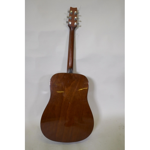 297 - Encore model No W350N acoustic guitar by John Hornby Sheives & Co Ltd