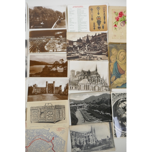 60 - A quantity of C20th postcards, mostly topographical