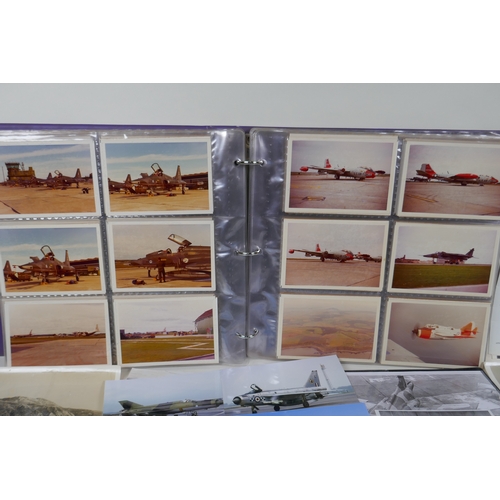 76 - A quantity of aircraft photographs including some early C20th, and a quantity of other aircraft rela... 