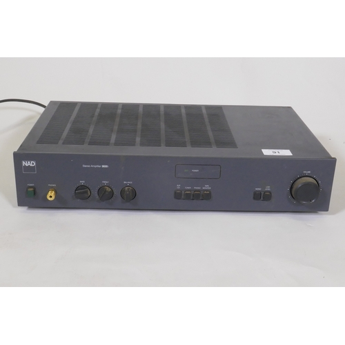 91 - NAD 3020i, stereo amplifier 150W