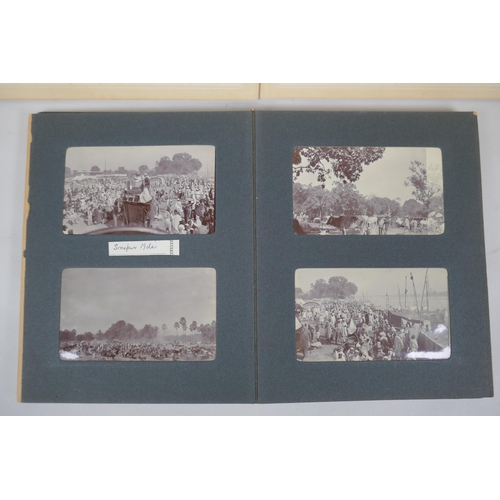 155 - Two photo albums containing photographs of pre-partition India