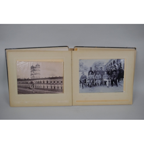 155 - Two photo albums containing photographs of pre-partition India