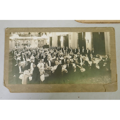 160 - A quantity of late C19th and early C20th photographs, including an 1896 photograph of Blackpool seaf... 