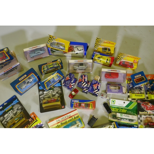 198 - A quantity of Matchbox, Corgi and Dinky collector's cars