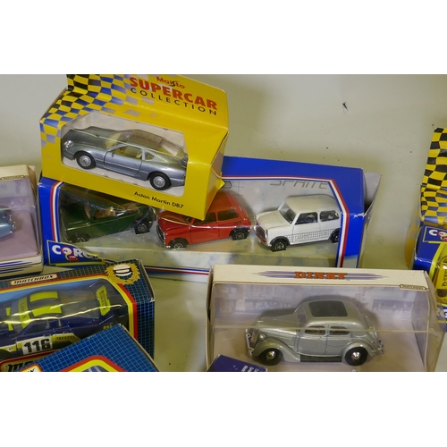 198 - A quantity of Matchbox, Corgi and Dinky collector's cars