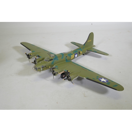 20 - A Franklin Mint Armour Collection 1:48 scale diecast B-17 Memphis Belle Flying Fortress, complete in... 