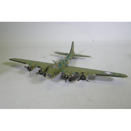 20 - A Franklin Mint Armour Collection 1:48 scale diecast B-17 Memphis Belle Flying Fortress, complete in... 