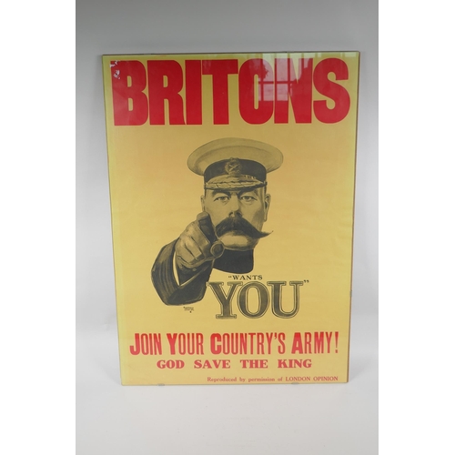 242 - Two reproduction wartime posters, 50 x 70cm