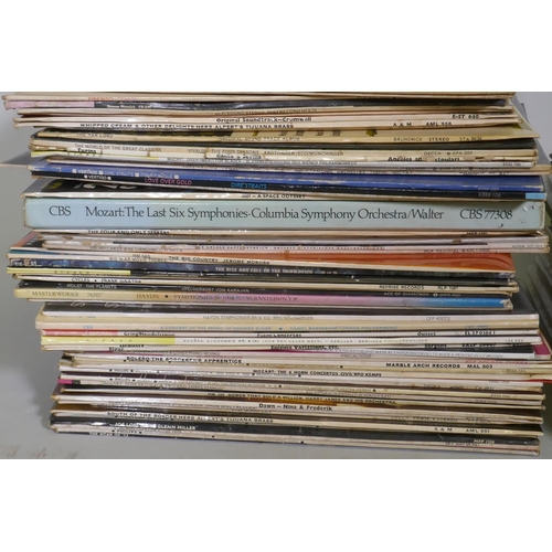 30 - A quantity of LPs, mostly classical and shows from the 1950s and 60s