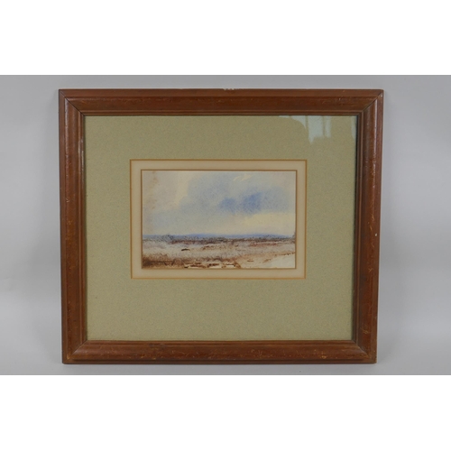 839 - William Lee Hankey, landscape, inscribed verso 'Connemara', signed, watercolour, 13 x 20cm